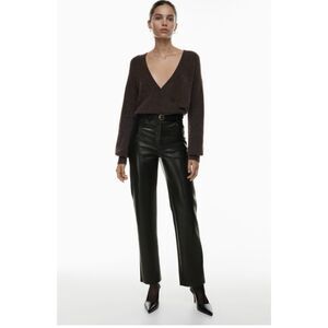 Aritzia Wilfred black Straight Leg Pants